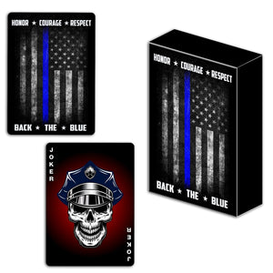 Police Professional Quality Playing Cards – Custom Police Officer Gift