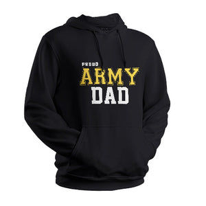 Black Proud Army Dad Sweatshirt