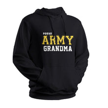 Load image into Gallery viewer, Black Proud Army Grandma Sweatshirt

