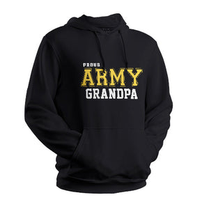 Black Proud Army Grandpa Sweatshirt