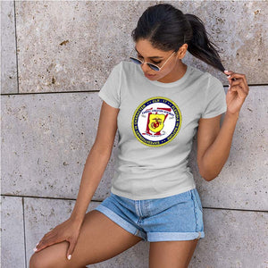 CLR-17 Unit Logo Heather Grey Short Sleeve Women's T-Shirt