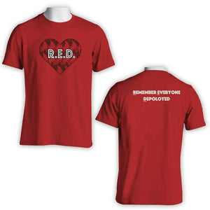 R.E.D. T-Shirt- Remember Everyone Deployed T-Shirt, RED Friday, RED T-Shirt, Remember Everyone Deployed
