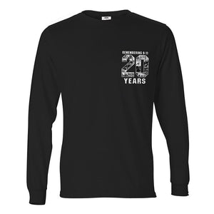 9/11 20 Year Anniversary Black Long Sleeve T-Shirt