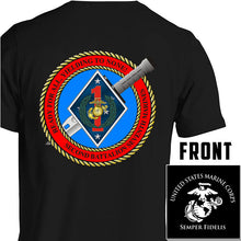 Load image into Gallery viewer, 2nd Bn 7th Marines USMC Unit T-Shirt, 2nd Bn 7th Marines logo, USMC gift ideas for men, Marine Corp gifts men or women 2nd Bn 7th Marines 2d Bn 7th Marines 
