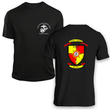 Load image into Gallery viewer,  Combat Logistics Battalion 8 USMC Unit T-Shirt, CLB-8 USMC Unit logo, USMC gift ideas for men, Marine Corp gifts men or women CLB-8, Combat Logistics Battalion 8
