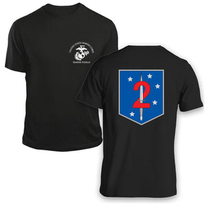 2nd MSOB Unit T-Shirt, USMC Unit T-Shirt, USMC Custom unit gear
