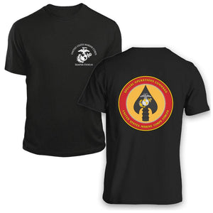 MSOB USMC Unit T-Shirt, MSOB logo, USMC gift ideas for men, Marine Corp gifts men or women Marine Special Operations Battalion