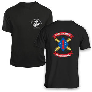 2dBn 11th Marines USMC Unit T-Shirt, 2ndBn 11th Marines logo, USMC gift ideas for men, Marine Corp gifts men or women 2nd Bn 11th Marines, Second Battalion Eleventh Marines