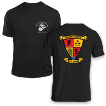 Load image into Gallery viewer, 3rd Bn 5th Marines USMC Unit T-Shirt, 3rd Bn 5th Marines logo, USMC gift ideas for men, Marine Corp gifts men or women 3rd Bn 5th Marines 3d Bn 5th Marines 
