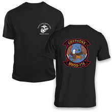 Load image into Gallery viewer, MWSS-174 USMC Unit T-Shirt, MWSS-174 logo, USMC gift ideas for men, Marine Corp gifts men or women 
