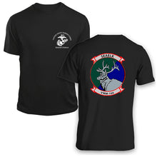 Load image into Gallery viewer, Marine Medium Tiltrotor Squadron 166 (VMM-166) USMC Unit T-Shirt, VMM-166 Unit logo, USMC gift ideas for men, Marine Corp gifts men or women VMM-166
