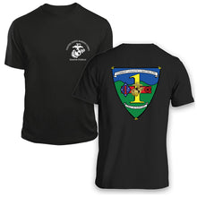 Load image into Gallery viewer, Combat Logistics Battalion USMC Unit T-Shirt,  CLB-1 logo, USMC gift ideas for men, Marine Corp gifts men or women 
