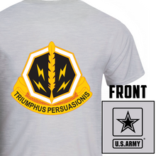 Load image into Gallery viewer, 8th Psychological Operations Bn, US Army Psych Ops, US Army T-Shirt, US Army Apparel, Triumphius Persuasionis
