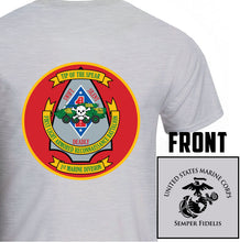 Load image into Gallery viewer, 1st LAR Unit T-shirt, 1st Light Armored Reconnaissance Battalion,  1st Light Armored Reconnaissance Battalion unit t-shirt, USMC Custom Unit Gear, USMC Custom Unit T-shirt
