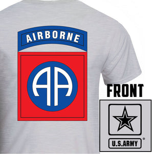 82nd Airborne US Army Unit T-Shirt, 82nd Airborne logo, US Army gift ideas for men, Army gifts men or women 82nd Airborne 82nd Airborne Division 