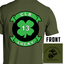 Load image into Gallery viewer, Combat Logistics Battalion-13 USMC Unit T-shirt, CLB-13 Marines Unit T-shirt, CLB-13 Unit T-shirt, USMC Unit T-shirt
