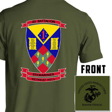 Load image into Gallery viewer, 2dBn 5th Marines USMC Unit T-Shirt, 2ndBn 5th Marines logo, USMC gift ideas for men, Marine Corp gifts men or women 2nd Bn 5th Marines, Second Battalion Fifth Marines
