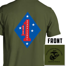 Load image into Gallery viewer, 1st Marine Regiment USMC Unit T-shirt, 1st Marine Regiment Marines Unit T-shirt, 1st Marine Regiment Unit T-shirt, USMC Unit T-shirt
