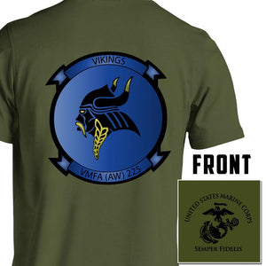VMFA-225 Unit T-Shirt, VMFA(AW)-225, USMC VMFA(AW)-225