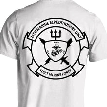 Load image into Gallery viewer, 26th MEU short sleeve T-Shirt Logo White
