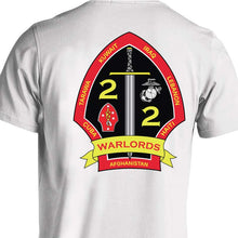 Load image into Gallery viewer, 2dBn 2nd Marines USMC Unit T-Shirt, 2ndBn 2nd Marines logo, USMC gift ideas for men, Marine Corp gifts men or women 2nd Bn 2nd Marines, Second Battalion Second Marines
