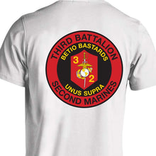 Load image into Gallery viewer, 3d Bn 2d Marines USMC Unit T-Shirt, 3d Bn 2d Marines logo, USMC gift ideas for men, Marine Corp gifts men or women 3d Bn 2d Marines 3d Bn 2d Marines
