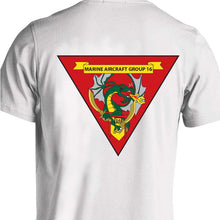Load image into Gallery viewer, MAG-16 USMC Unit T-Shirt, MAG-16 logo, USMC gift ideas for men, Marine Corp gifts men or women
