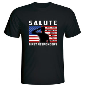 Salute First Responders T-Shirt COVID-19 Support
