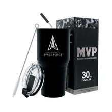 Load image into Gallery viewer, 30 oz Space Force Tumbler Space Force yeti decal Vacuum Insulated Stainless Steel USSF coffee cup Space Force Gift Space Force gifts
