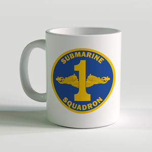 Submarine Squadron 1 Coffee Mug, US Navy Sub Squad 1