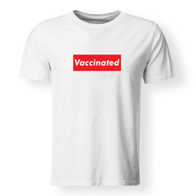 Load image into Gallery viewer, vaccinated supreme t shirt 

