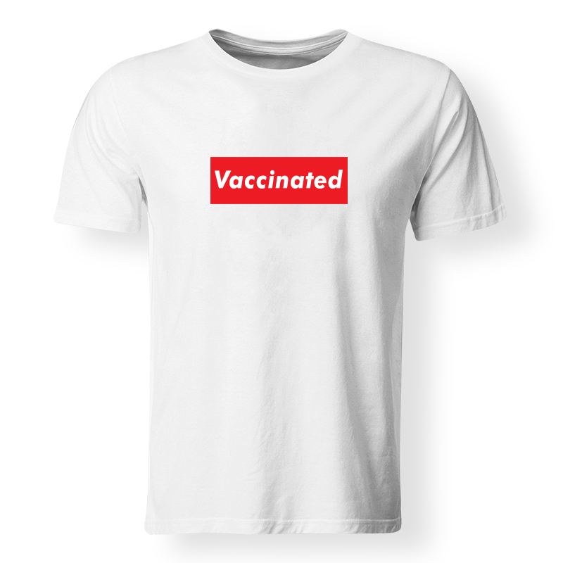 vaccinated supreme t shirt 