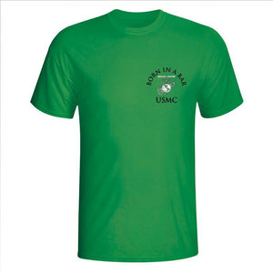 USMC St. Pattie's Day Shirt, Tun Tavern, Born in a bar, USMC tun tavern t-shirt