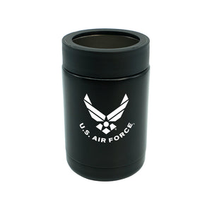 USAF Bottle Cooler - Insulated Stainless Steel US Air Force Can Cooler - USAF Gift