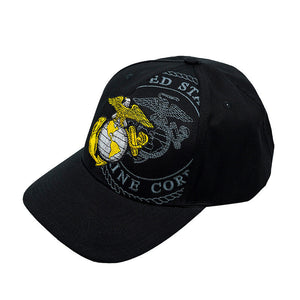US Marine Corps Hat - Embroidered Logo Marine Corps Hat for Men or Women – FlexFit USMC Hat – Vet Owned Business
