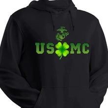 Load image into Gallery viewer, Marine Corps St. Patrick&#39;s Day Hoodie
