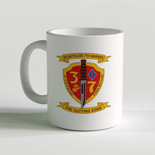 Load image into Gallery viewer, 3d Bn 7th Marines, 3rd Bn 7th Marines, logo 3/7 mug
