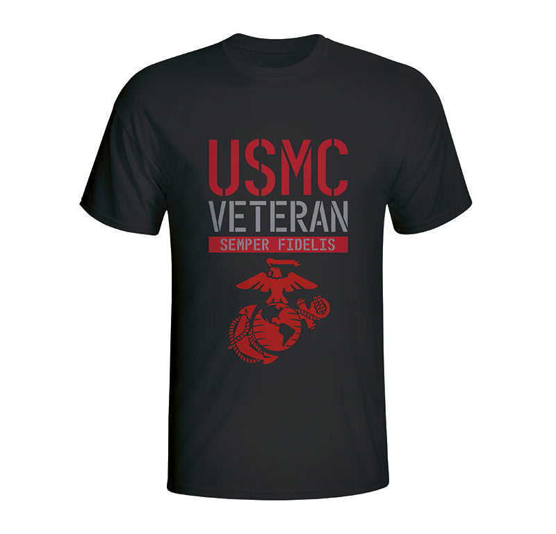 USMC Veteran T-shirt, Marine Corps Veteran T-Shirt, EGA, Semper Fidelis, Semper Fi, USMC Veteran Apparel, 