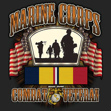 Load image into Gallery viewer, USMC Combat Ribbon Artwork
