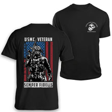 Load image into Gallery viewer, USMC Veteran T-Shirt, Semper Fidelis, Semper Fi
