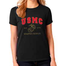 Load image into Gallery viewer, marine corps t shirts for women

