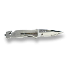 Load image into Gallery viewer, Space Force Folding Elite Tactical Knife - Spring Assisted USSF Rescue Knife
