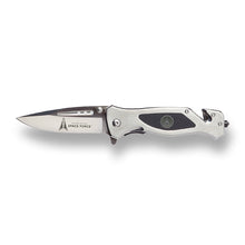 Load image into Gallery viewer, Space Force Folding Elite Tactical Knife - Spring Assisted USSF Rescue Knife
