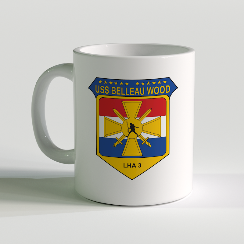 USS Belleau Wood Coffee Mug, USS Belleau Wood, LHA 3