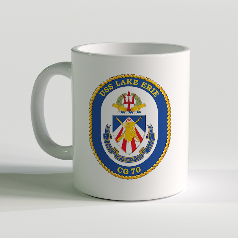 USS Lake Erie Coffee Mug, USS Lake Erie, CG 70