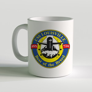 USS Louisville Coffee Mug, USS Louisville SSN-724, USN SSN-724