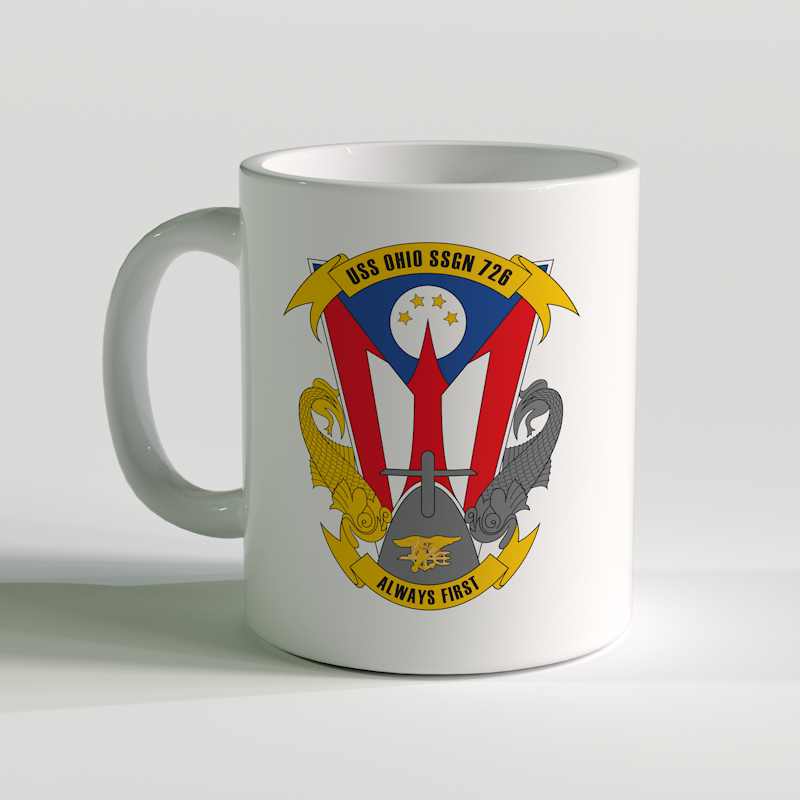 USS Ohio Coffee Mug, USS Ohio SSGN 726, SSGN 726, USN SSGN 726