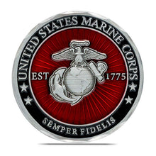 Load image into Gallery viewer, USMC Coin, USMC Rank Coin, Marines Coin, Marine Corps Coin
