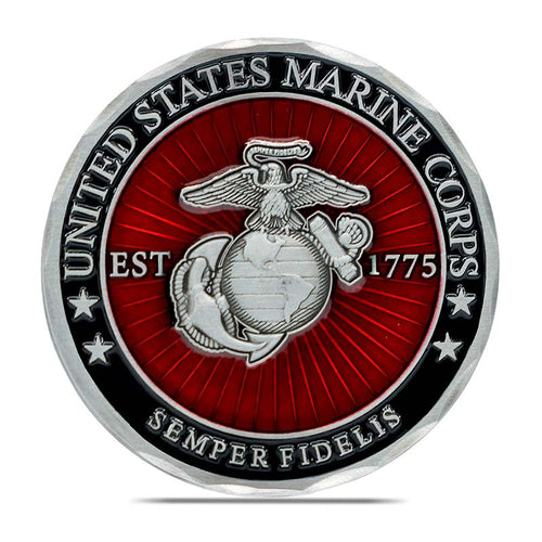 USMC Coin, USMC Rank Coin, Marines Coin, Marine Corps Coin