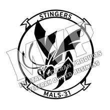 Load image into Gallery viewer, Marine Aviation Logistics Squadron 31 (MALS-31) USMC Unit Logo
